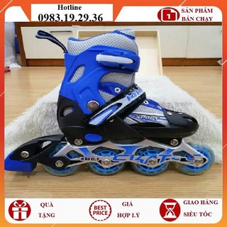 GIÀY PATIN TRẺ EM KÈM BẢO HỘ