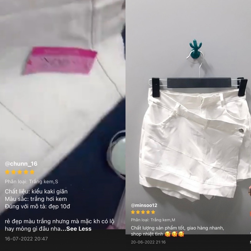 Chân Váy KAKI Kiểu Quần Giả Váy Vạt Chéo Phong Cách Năng Động