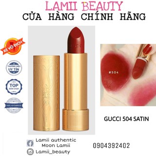 Son GUCCI 504 Myra crimson SATIN