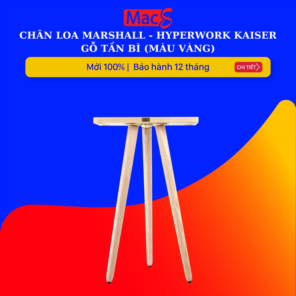 Mua Chân loa Marshall - Hyperwork Kaiser gỗ Tần Bì (Màu vàng) giá rẻ ...