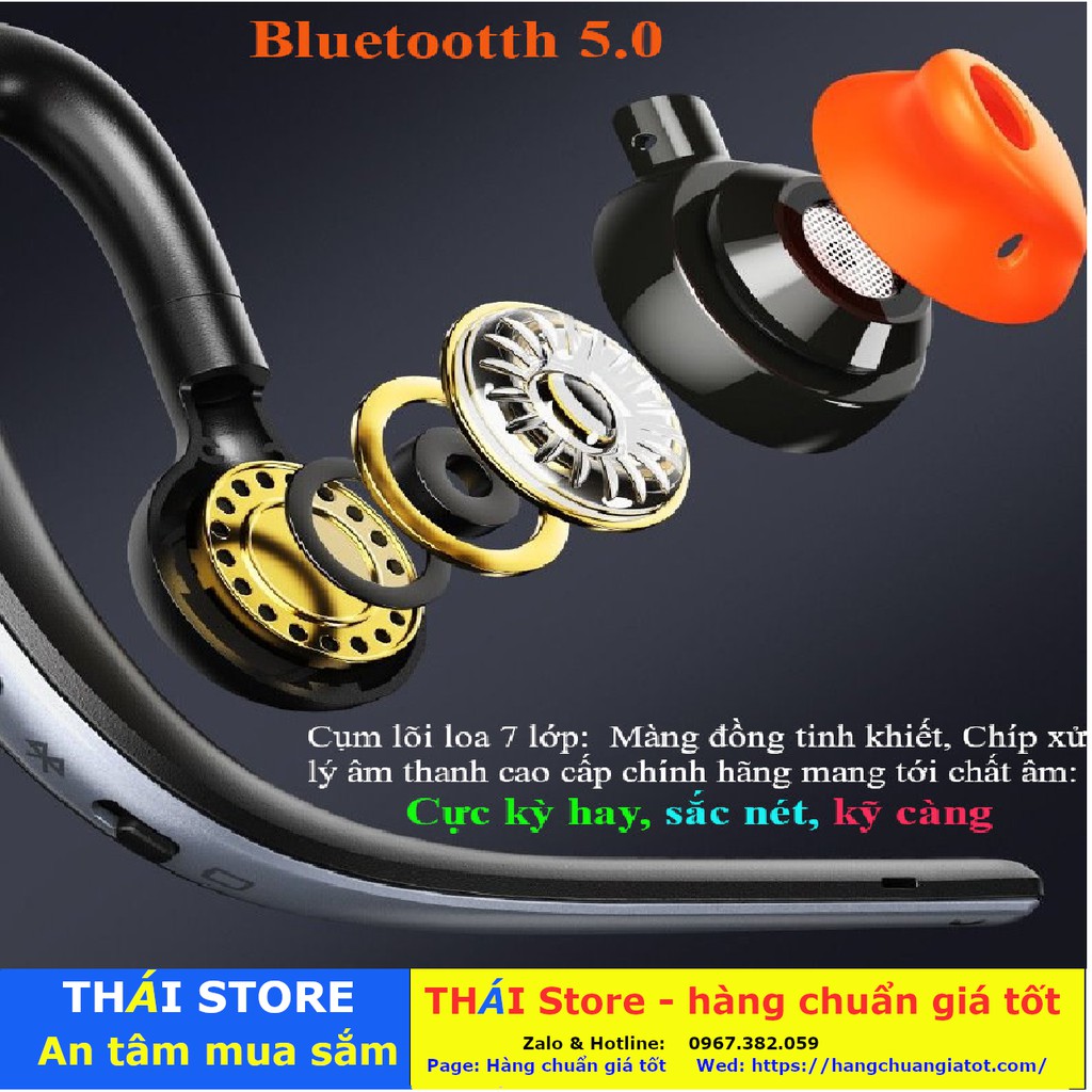 Tai nghe cao cấp Remax, model: RB - T39, tự động kết nối Bluetooth 5.0, chống ồn cực tốt -  -bảo hành 6 tháng