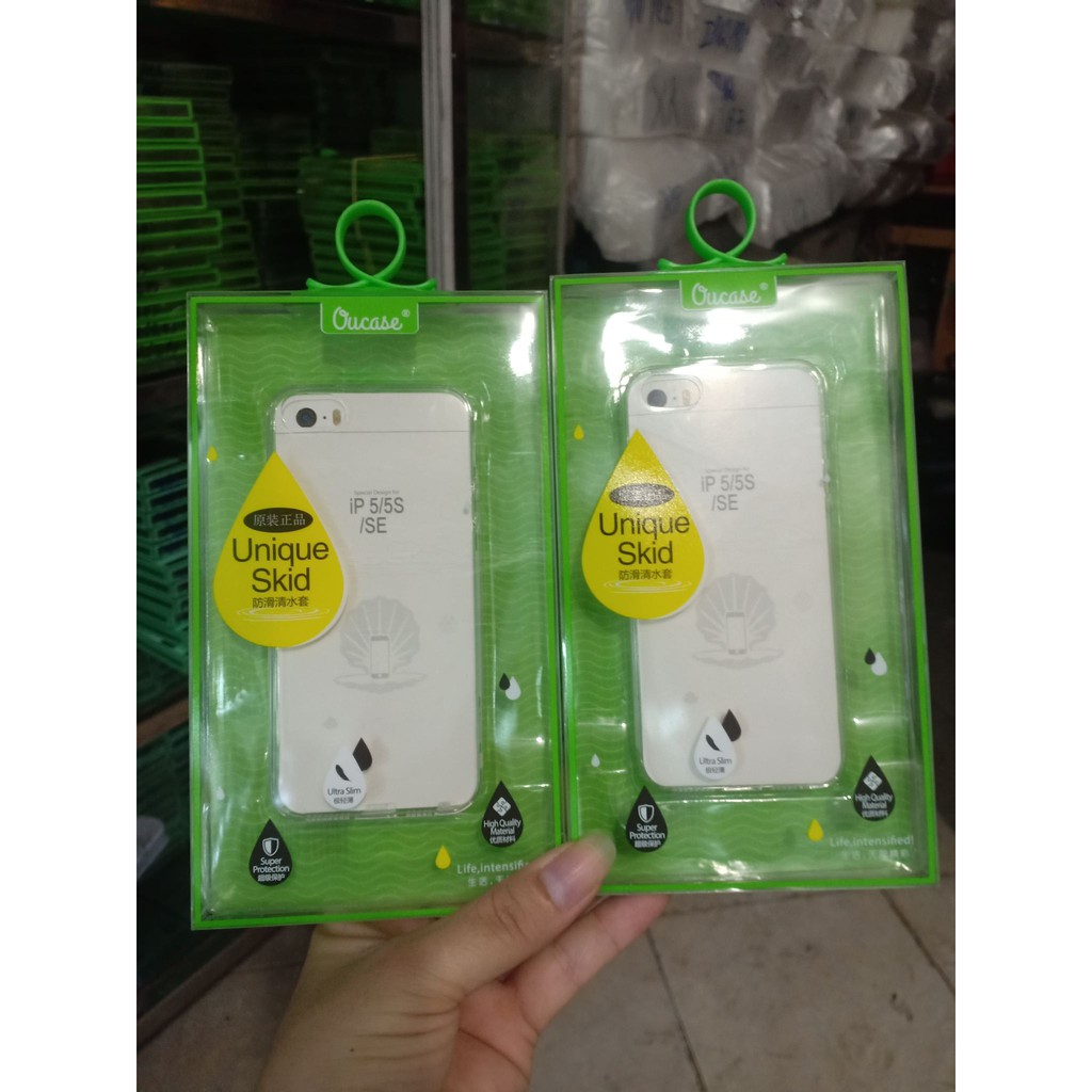 Ốp lưng iPhone 5/5S silicon dẻo hiệu Ou Case