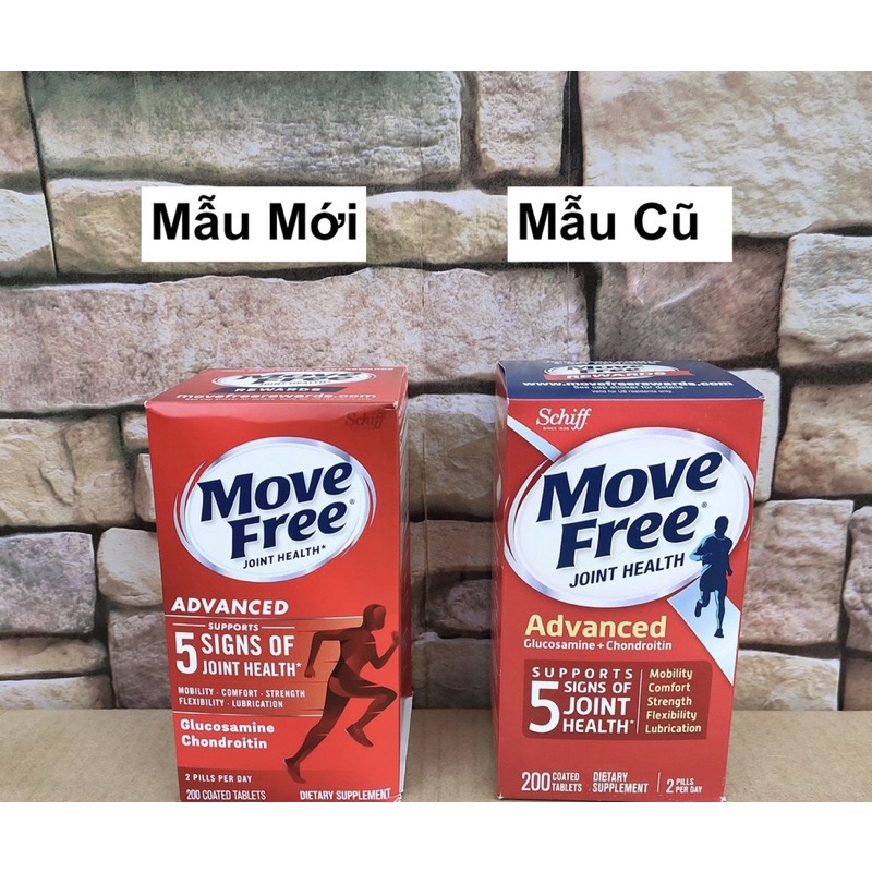 Viên uống bổ trợ xương khớp move free mẫu mới