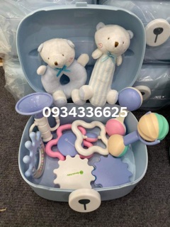 [ BỘ 9 MÓN] Set đồ chơi sơ sinh Goryeo Baby 9 món