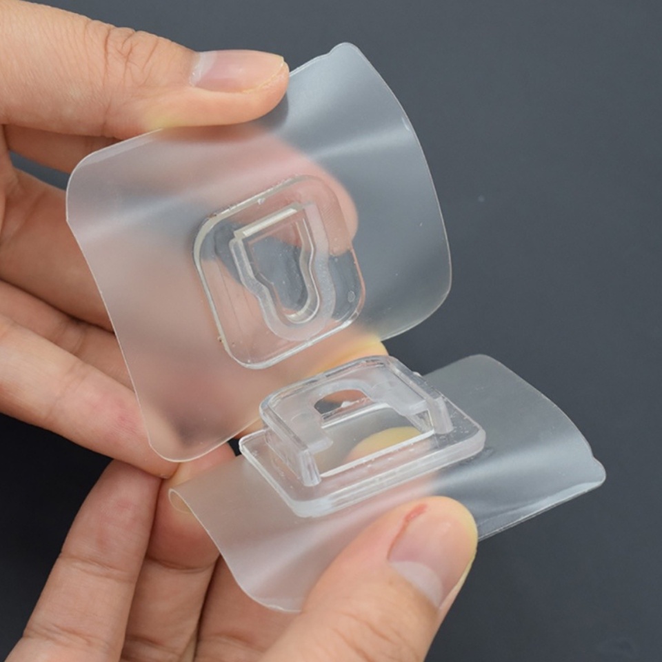 Móc Dán Tường Ghép Đôi 2 Mặt Treo Đồ Tiện Dụng