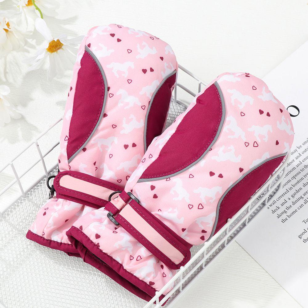 Găng Tay Trượt Tuyết Chống Gió Chống Thấm Nước Thoải Mái Cho Bé