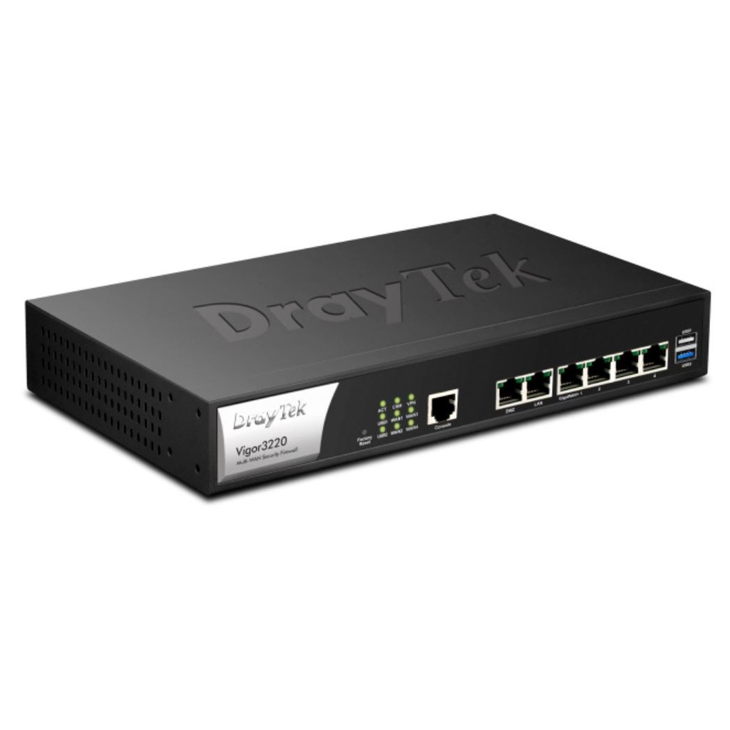 Bộ định tuyến DrayTek Vigor3220 Router cân bằng tải chuyên nghiệp cho doanh nghiệp, khách sạn, phòng game