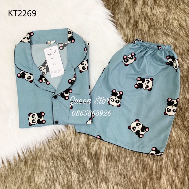 Bộ Mặc Nhà Pijama Kate Thái Cộc Cộc Loại Đẹp [ Ảnh Chụp Thật, Đủ size, Quần có túi ] | BigBuy360 - bigbuy360.vn