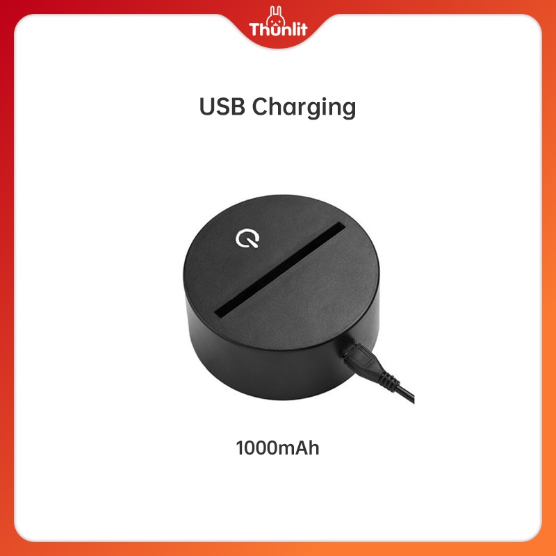 Đèn ngủ THUNLIT sạc usb hình cá mập độc đáo