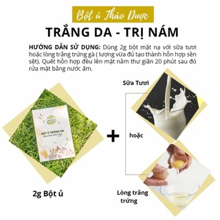 BỘT Ủ TRẮNG DA BITOX