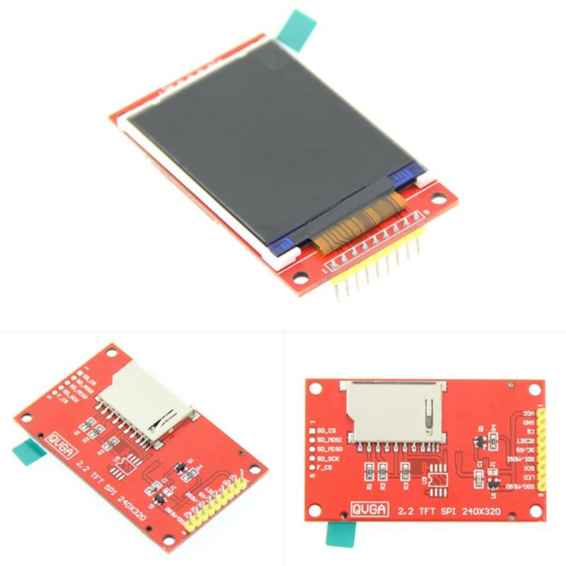 Mô Đun Màn Hình Lcd Tft 2.2 Inch Tft 5.5v / 3.3v Ili9341 C51 Stm32 C