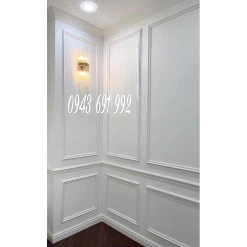 Chỉ nhựa PU xốp bản 4.3cm trắng thô thích hợp sơn thay đổi màu sắc