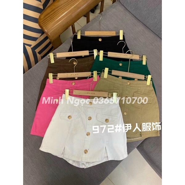 QUẦN SHORT VÁY THÔ CÚC NHIỀU MÀU-Hàng Quảng châu L1