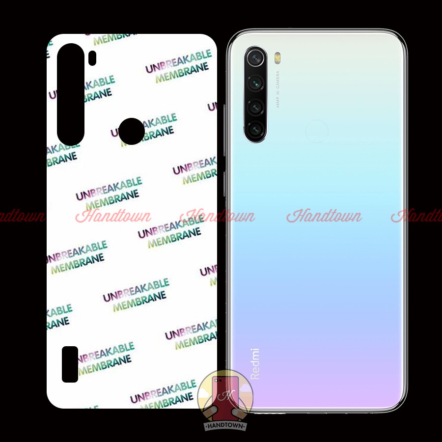 Dán Ppf Mặt Lưng Xiaomi Redmi Note 8 / Note 8 Pro Hiệu Ứng Cầu Vồng Không Full Viền