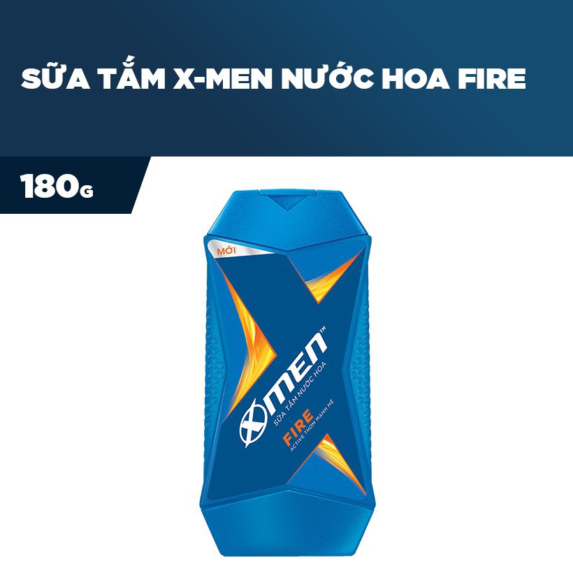 Sữa tắm nước hoa X-Men Fire 180gr