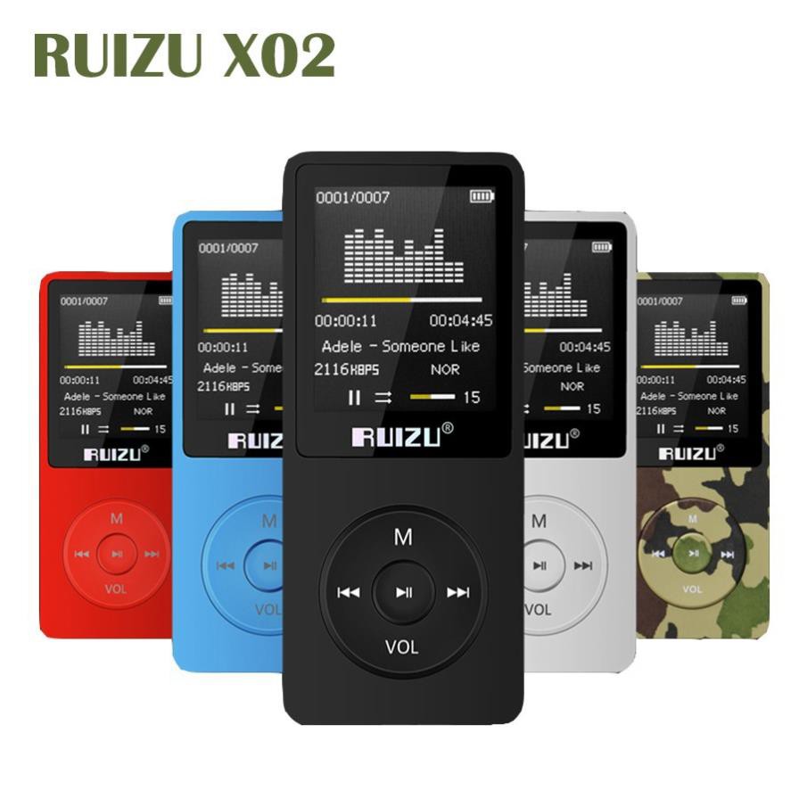 (CÓ SẴN) Máy nghe nhạc lossless Ruizu X02 bản 8Gb - Bản 2022 - Nghe nhạc, xem phim, xem ảnh, đọc Ebook, ghi âm ...
