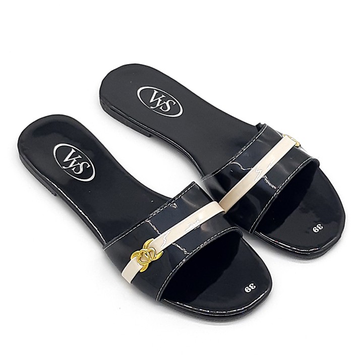 Dép lê bệt nữ quai ngang hoạ tiết khoá tim thời trang VYS TA6461 (Nhiều màu)