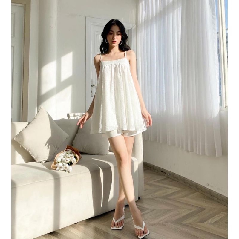 💢💢Áo 2s hoa xòe hở lưng bánh bèo tiểu thư ❤❤