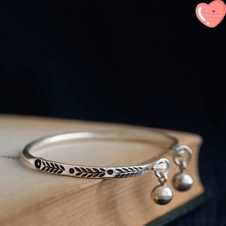 Love❤jewellery,Retro Small Bell Bracelet, S999 Silver Bracelet, Adjustable, Handmade Jewelry