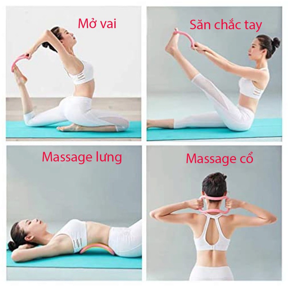 Yoga Vòng Tập Yoga MYRING Hỗ Trợ Tập Cổ, Vai, Gáy, Lưng, Bụng, Đùi, Bắp Chân, Bắp Tay, Bàn Chân Đài Loan Cao Cấp GKK