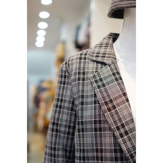 Blazer Caro Túi Đắp 040
