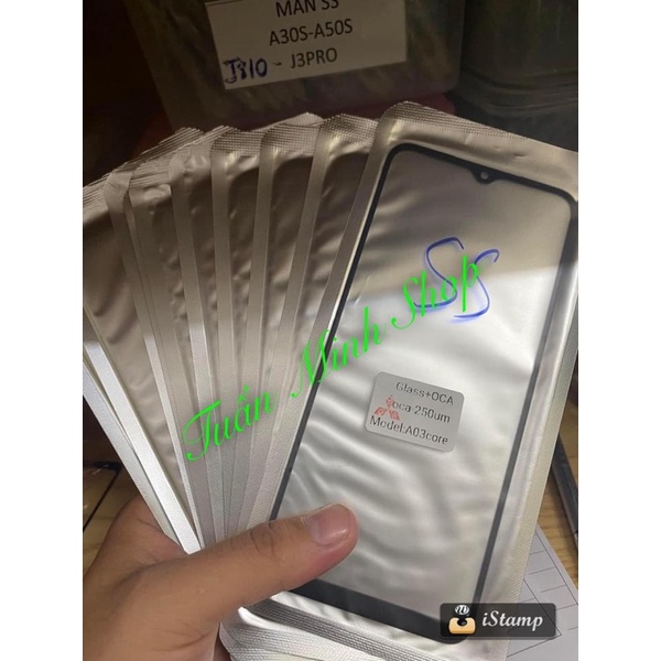 Kính ép màn hình Samsung A03 Core