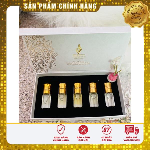 -  Set 5 lăn Tinh Dầu Dubai Chính Hãng kèm Bill 25ml  ẢNH THẬT - CÓ SẴN