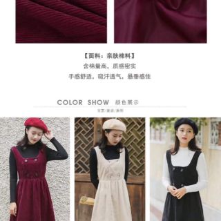 Váy nhung mùa đông kiểu dáng vintage