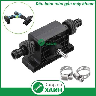 Đầu bơm nước, bơm dầu mini gắn máy khoan