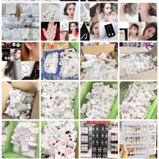 Dqt11 Combo sỉ 150 đôi khuyên tai quảng châu, thái lan