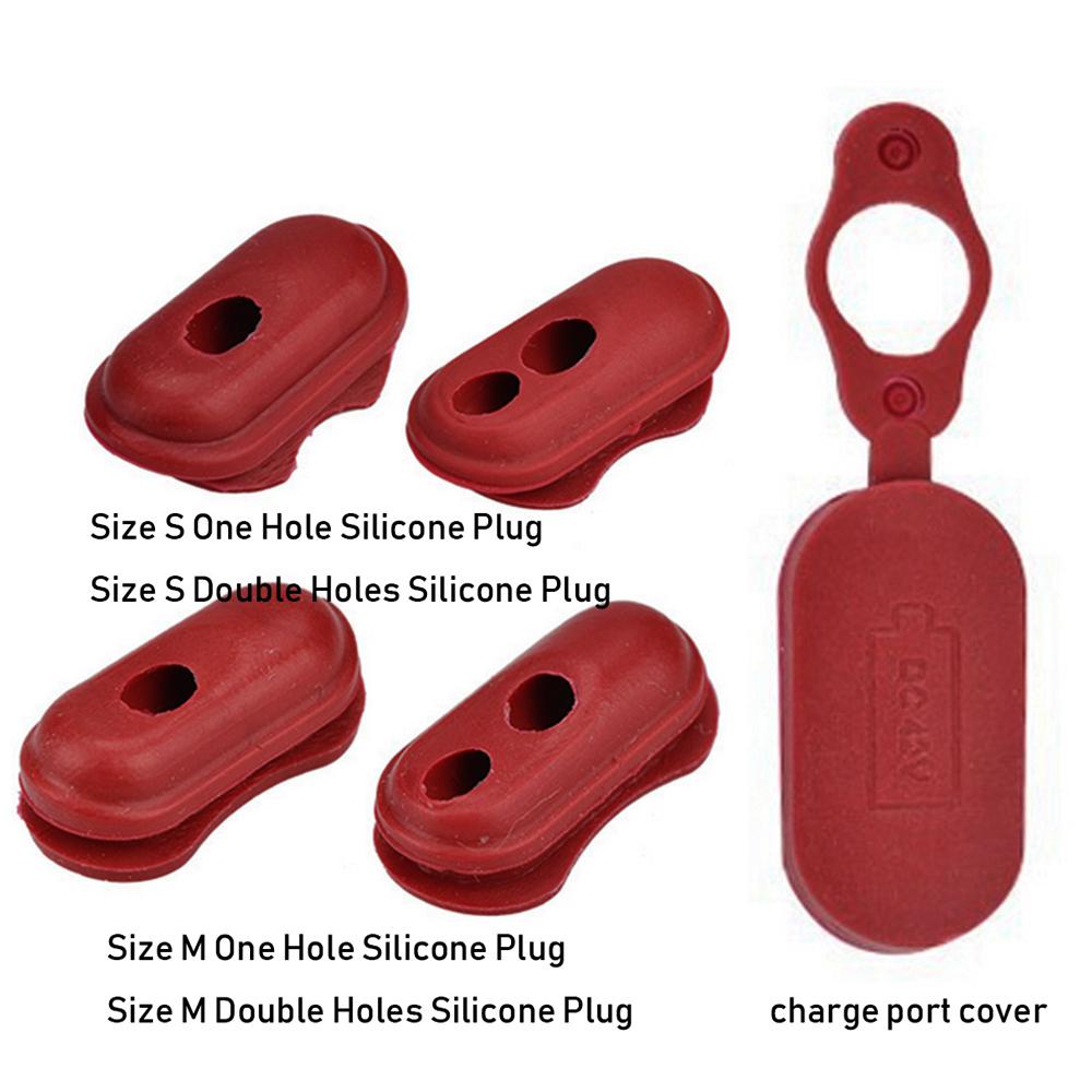 Set 4 / 5 Vỏ Bọc Cổng Sạc Bằng Cao Su Cho Xe Điện XIAOMI M365