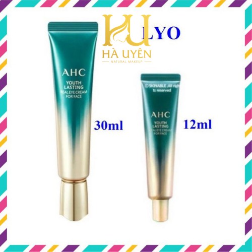 Kem Mắt , Kem Dưỡng Mắt AHC Time Rewind Real Eye Cream For Face,Ngăn Ngừa Nếp Nhăn,Loại Bỏ Quầng Thâm Full30ml-Mini12ml