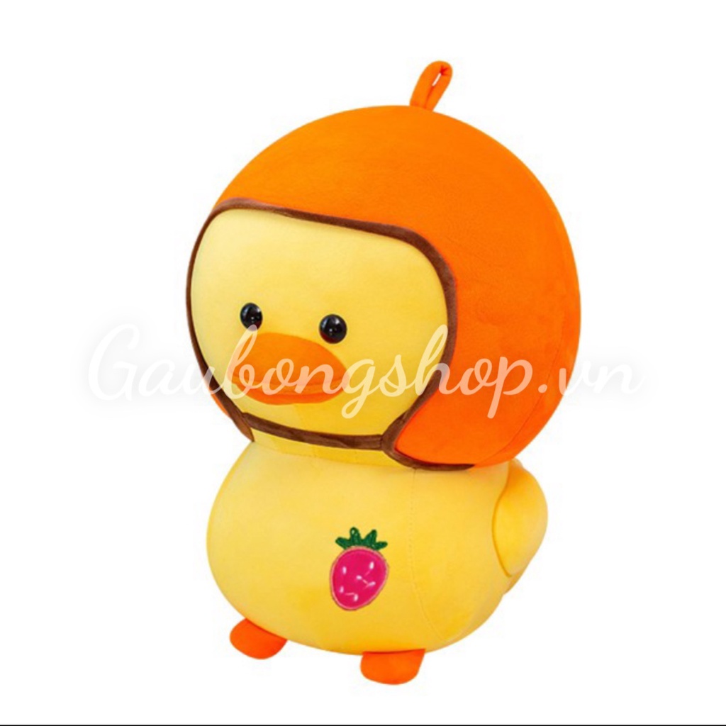 [GIÁ SỐC] GẤU BÔNG VỊT CON ĐỘI NÓN BẢO HIỂM SIÊU CUTE 35cm-55cm gaubongshop.vn -m027