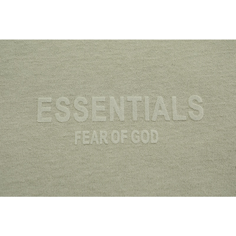 Áo thun FOG FEAR OF GOD ESSENTIALS dáng rộng tay ngắn có túi ngực