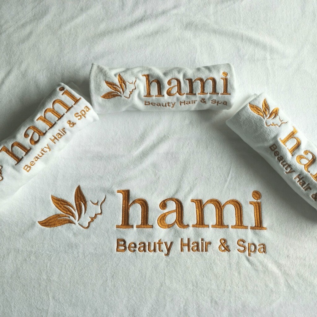 Khăn   Khăn gội, quấn đầu, trải giường spa, phun xăm, nail, mi.