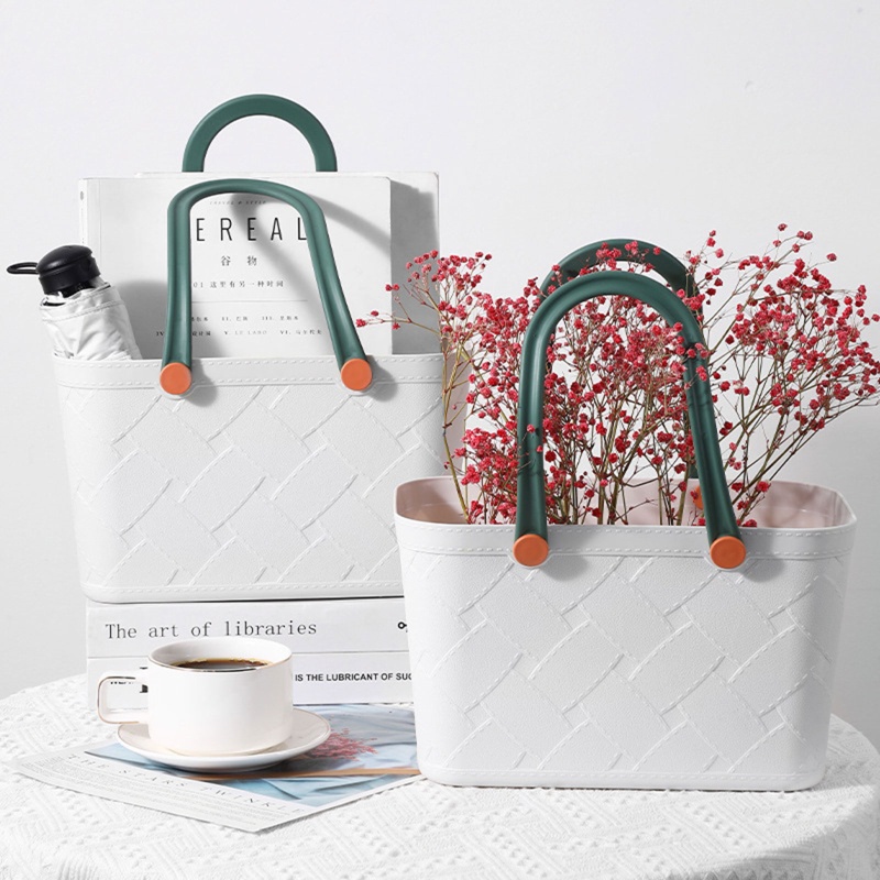 Giỏ Nhựa Đựng Đồ Dùng Nhà Tắm Có Tay Cầm Tiện Dụng