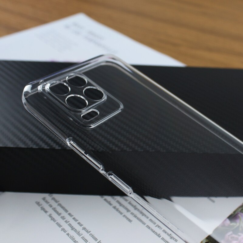 Ốp Điện Thoại PC Cứng Trong Suốt Bóng Bẩy Cho Oppo Realme 8 7 Pro 8s 7i V13 Q3i C17 Narzo 30 20 Pro 5G