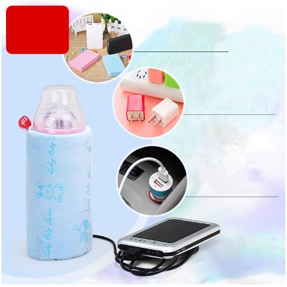 Túi ủ bình sữa thông minh có cổng USB, phù hợp với mọi loại bình sữa, túi ủ cao cấp rẻ
