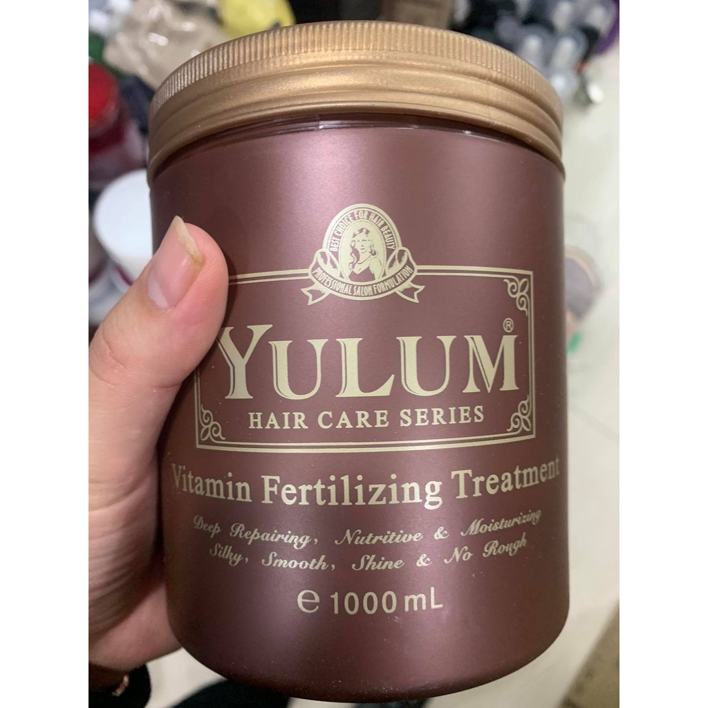 KEM HẤP Ủ TÓC SUÔN MƯỢT YULUM 1000ML
