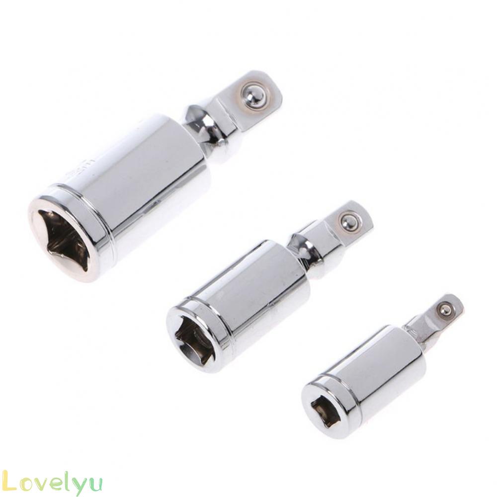 ◀READY▶Socket Adapter 1/2&quot; 1/4&quot; 1pc Chrome Vanadium Steel Silver 360 Degree# Good Quality