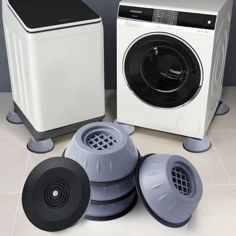 Set 4 đế kê chân máy giặt chống rung lắc, chống ồn, chân kê tủ lạnh nội thất chịu tải lớn