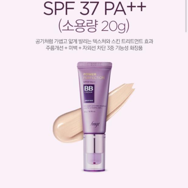 Kem nền che khuyết điểm kiềm dầu trang điểm đa năng BB Cream Power Perfection Hàn Quốc The Face Shop 20g SPF37 PA++ | BigBuy360 - bigbuy360.vn