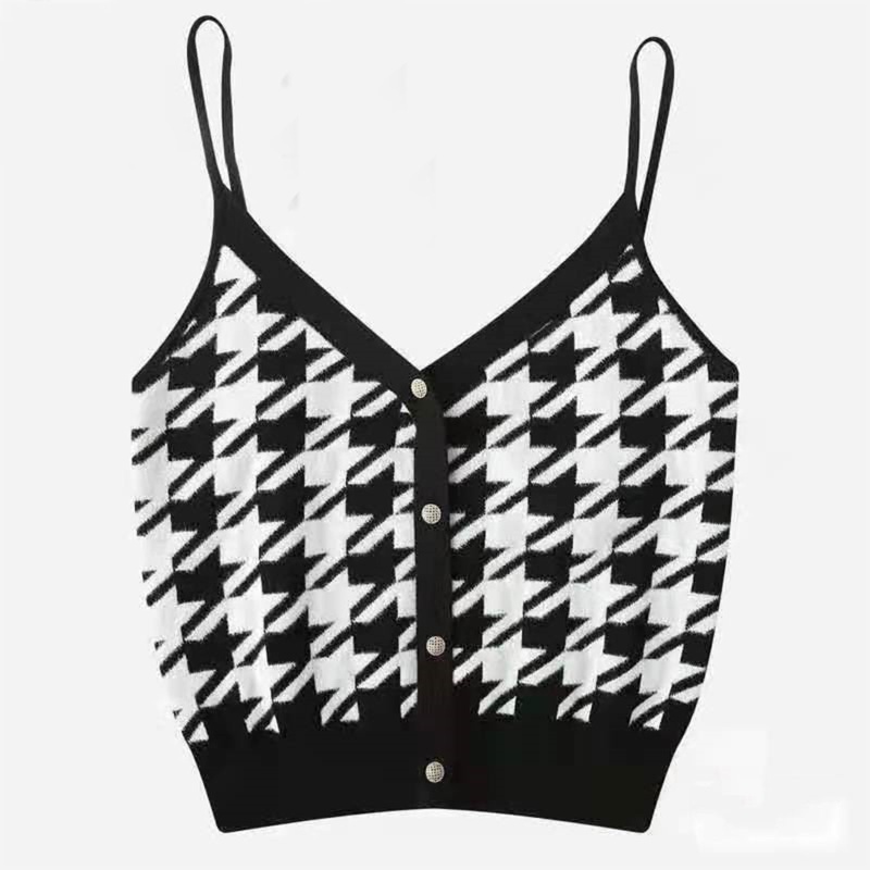 Áo Dệt Kim Nữ Cộc Tay Cổ Chữ V Thời Trang Hàn