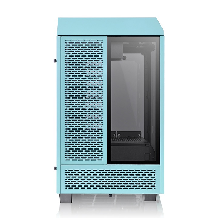 Vỏ Case Thermaltake Tower 100 TG Turquoise Hàng chính hãng