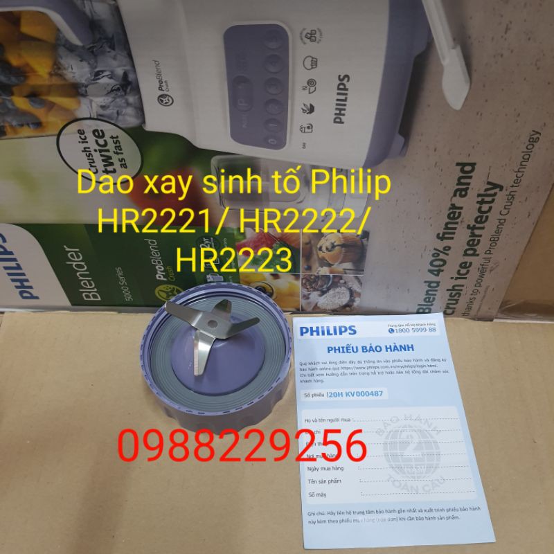 Phụ kiện máy xay Philip HR2221 HR2222 HR2223