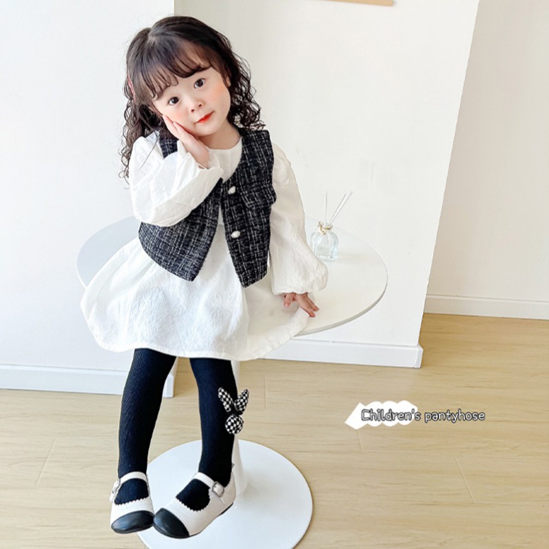 Quần Tất Hình Thỏ Phong Cách Hàn Quốc Thời Trang Thu Đông Cho Bé Gái