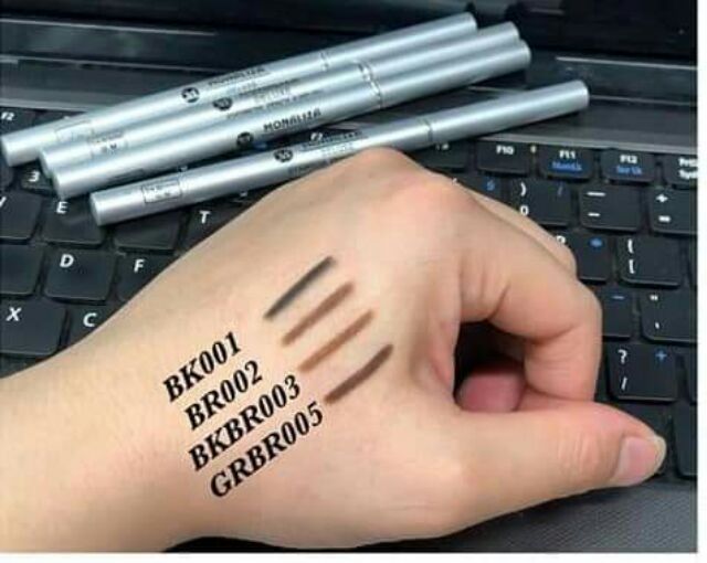 Chì sáp kẻ lông mày Monaliza EYEBROW PENCIL & BRUSH