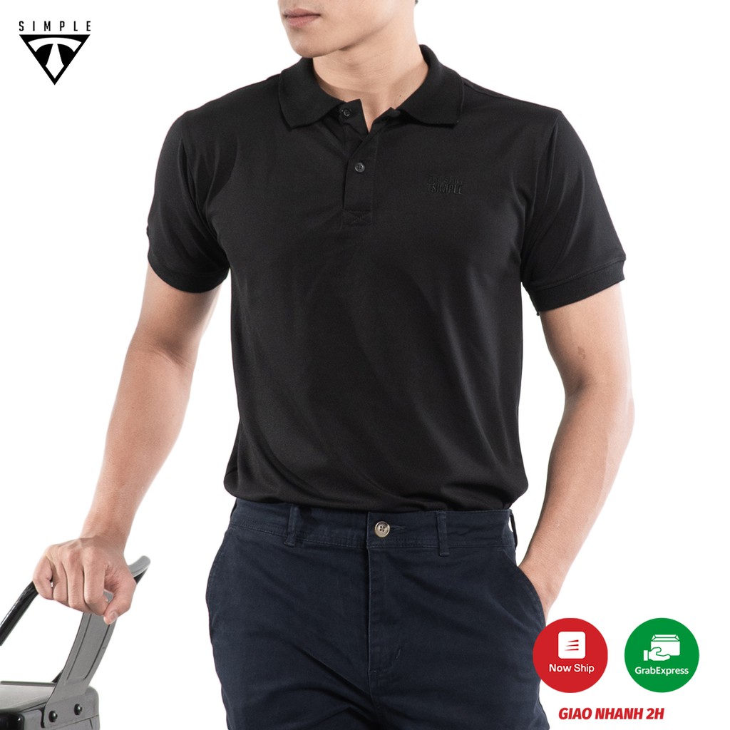 Áo Thun Polo Nam ngắn tay TSIMPLE cổ bẻ vải cá sấu cotton cao cấp xuất xịn chuẩn form logo thêu ACT | BigBuy360 - bigbuy360.vn