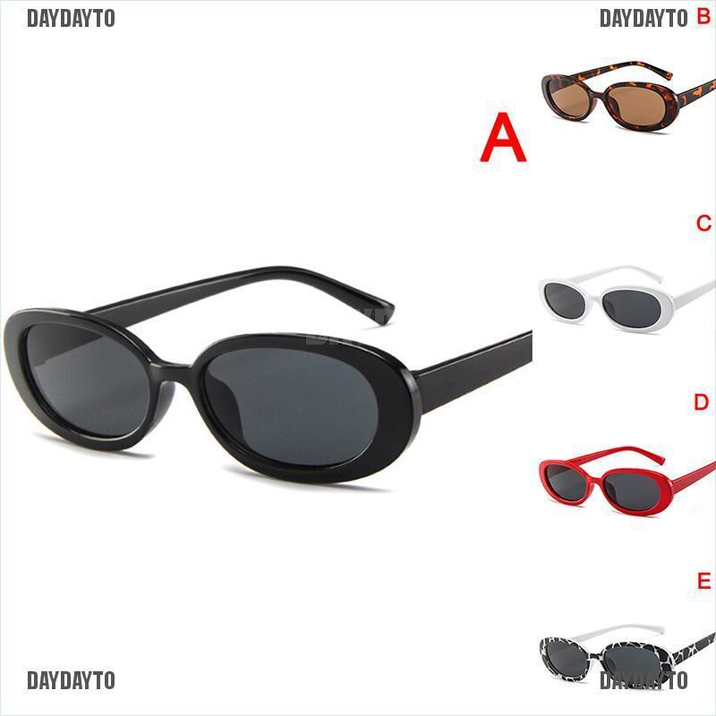 Kính Mát Gọng Oval Phong Cách Retro Thời Trang Cho Nữ