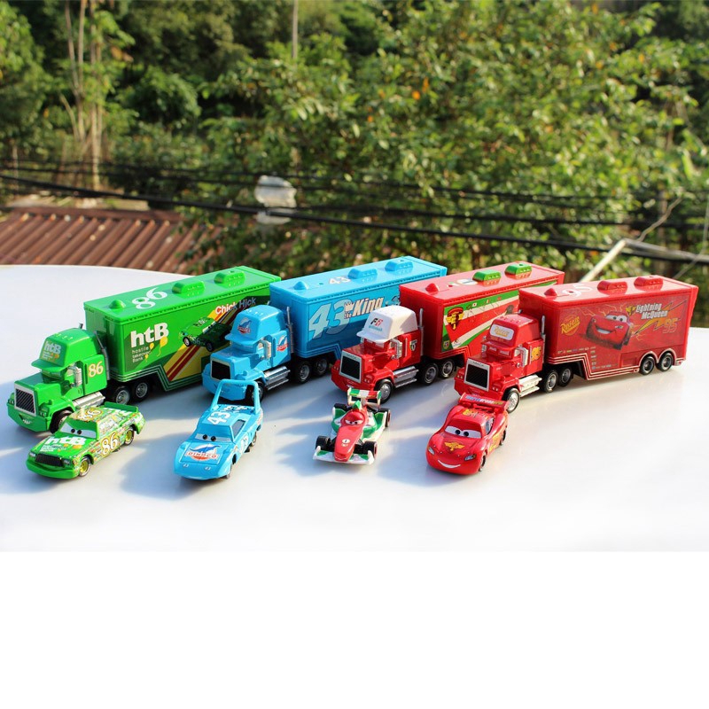 Bộ 2 Xe Tải Lightning Mcqueen Cho Bé